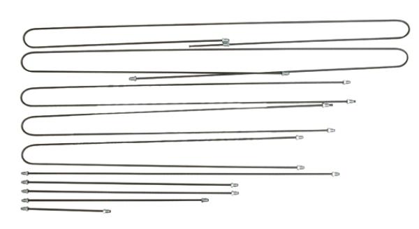 Bremsleitungssatz, für mit BKV & mit Bremskraftregler (14480), VW Golf / Jetta / Scirocco